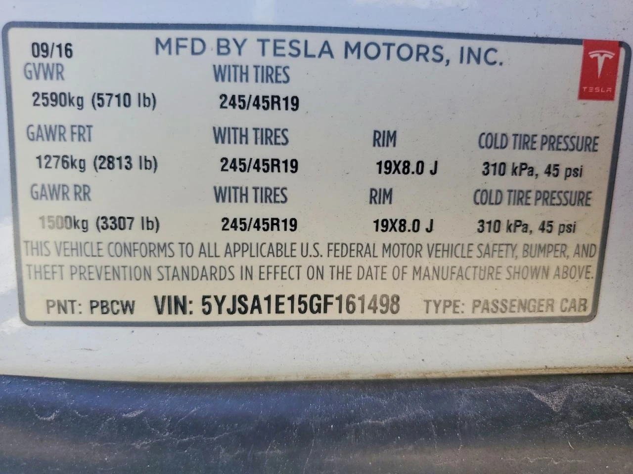 Tesla Model S RWD, снимка 12 - Автомобили и джипове - 54152989