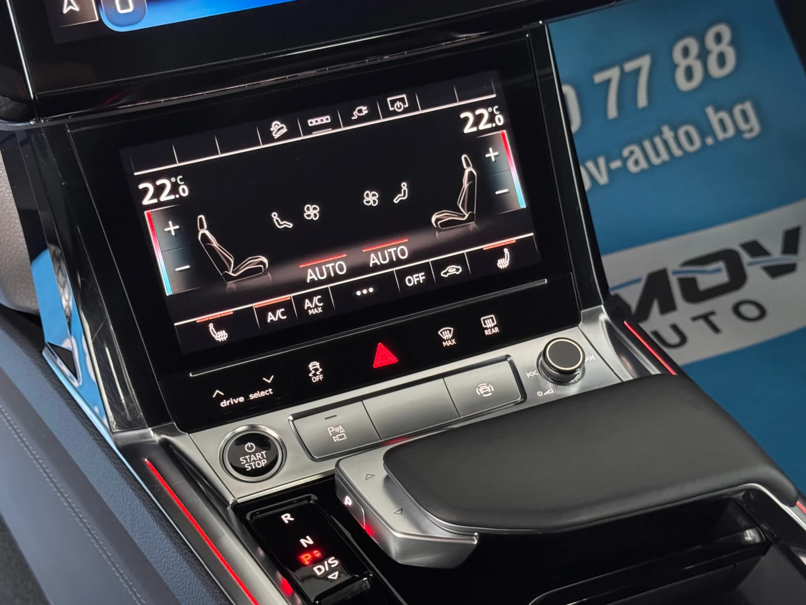 Audi E-Tron 55 S-LINE PLUS 95KWH B&O КОЖА ПОДГРЕВ ПАНОРАМА , снимка 10 - Автомобили и джипове - 55585413