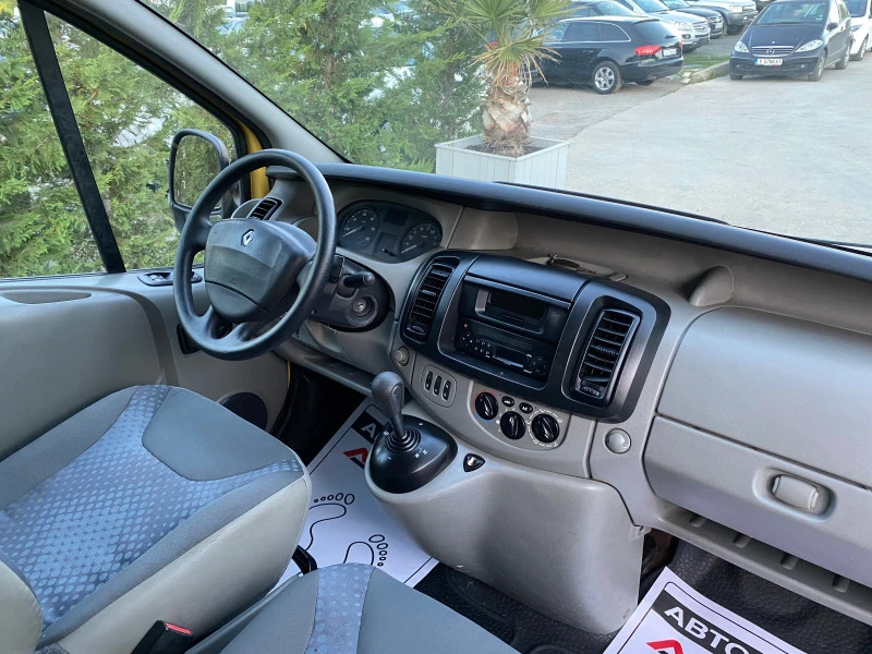 Renault Trafic 2.5DCI-145кс= ДЪЛГА БАЗА= АВТОМАТ= КЛИМАТИК, снимка 12 - Бусове и автобуси - 46410015