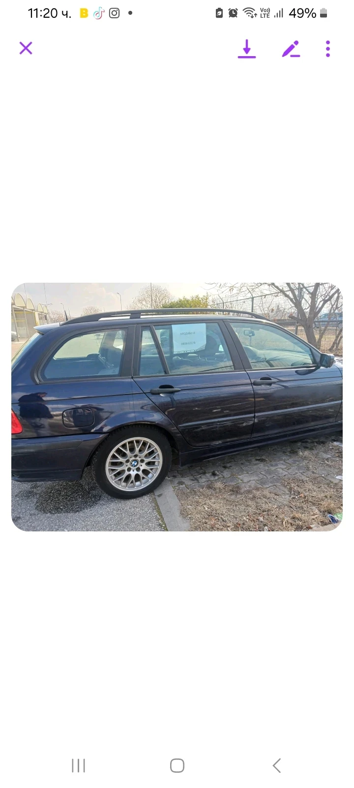 BMW 320, снимка 2 - Автомобили и джипове - 49055005