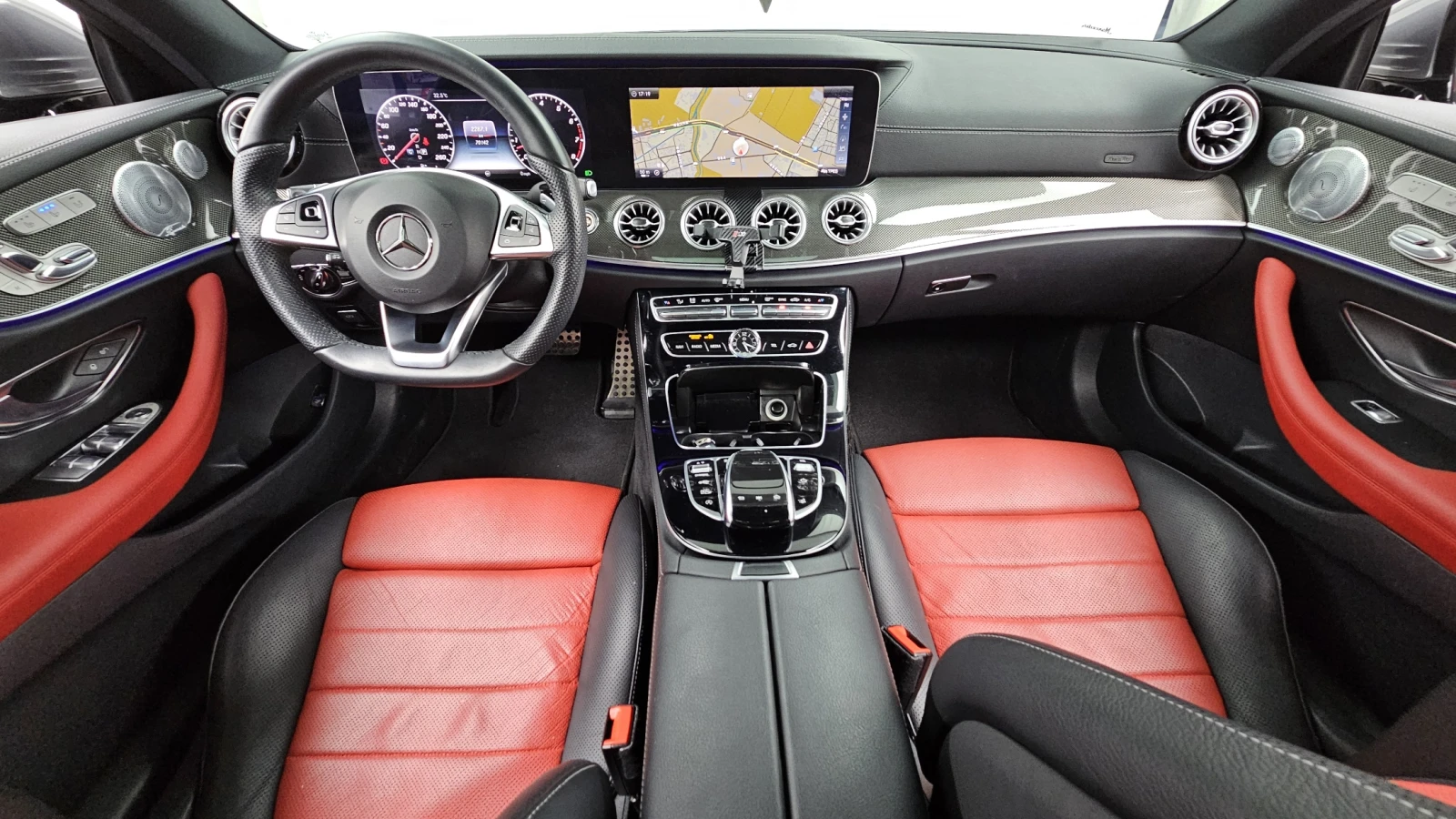 Mercedes-Benz E 400 AMG PK* HUD* 360* DIS* BURMASTER* ОБДУХ* КРАЙНА ЦЕ, снимка 6 - Автомобили и джипове - 56060549