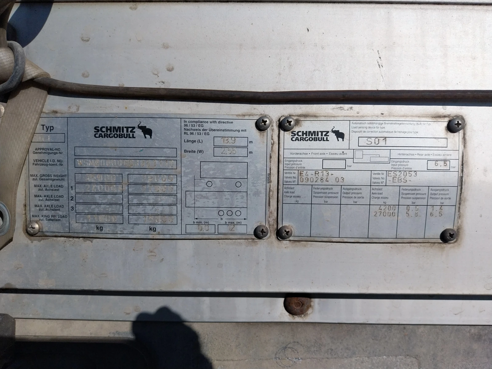 Полуремарке Schmitz, снимка 4 - Ремаркета - 54310504