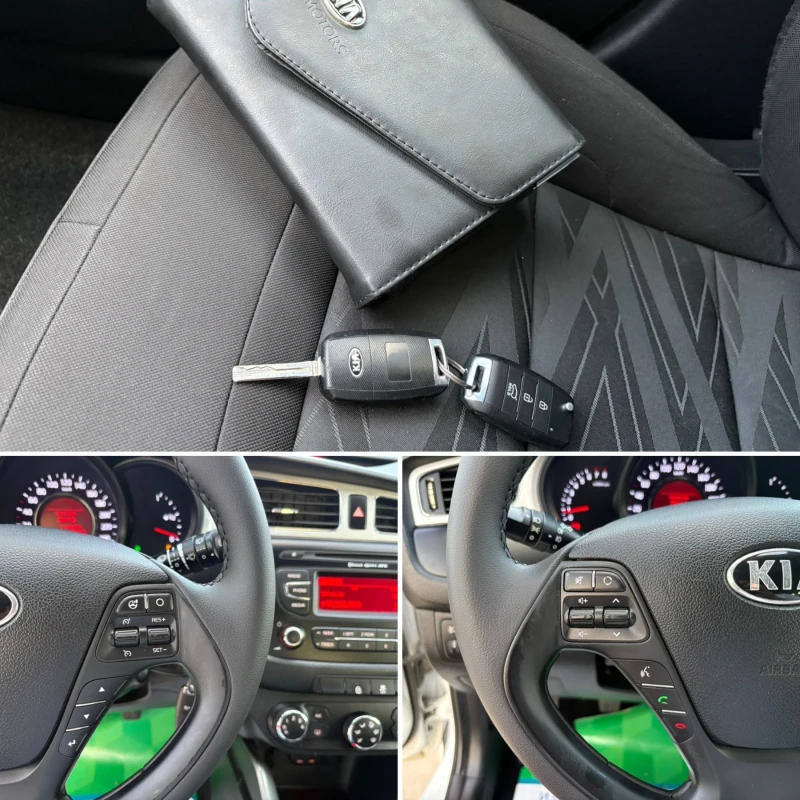 Kia Ceed 1.4 CVVT 16V* GAZ* Full Service* , снимка 13 - Автомобили и джипове - 51488392