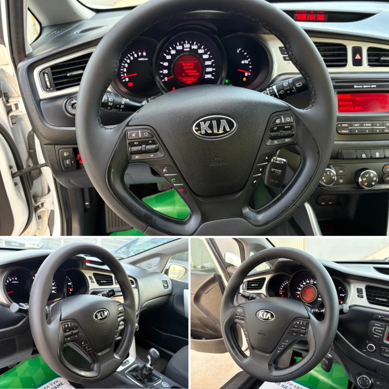 Kia Ceed 1.4 CVVT 16V* GAZ* Full Service* , снимка 16 - Автомобили и джипове - 51488392