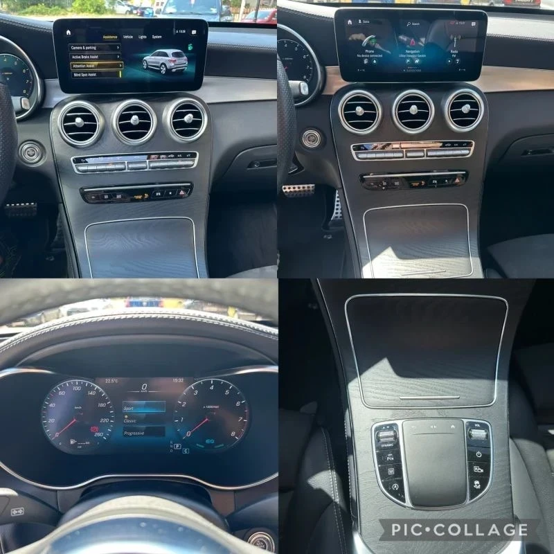 Mercedes-Benz GLC 200 AMG/DISTRONIC/ПАНОРАМА/МЪРТВА ТОЧКА/DIGITAL, снимка 11 - Автомобили и джипове - 55190963
