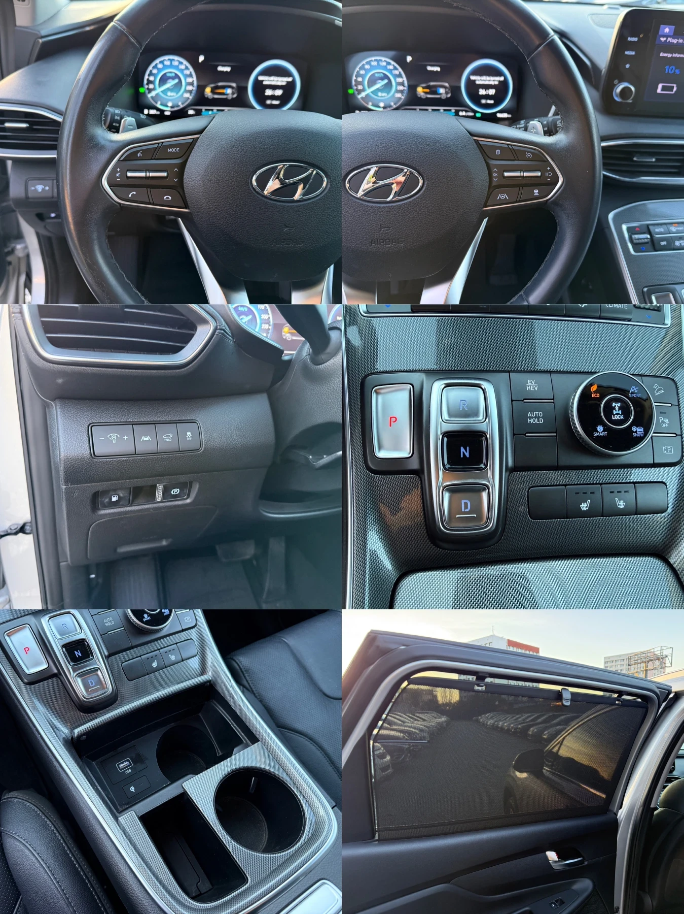 Hyundai Santa fe 1.6PHEV/265hp/Plug-in Hybrid/4WD/Premium, снимка 15 - Автомобили и джипове - 54335527