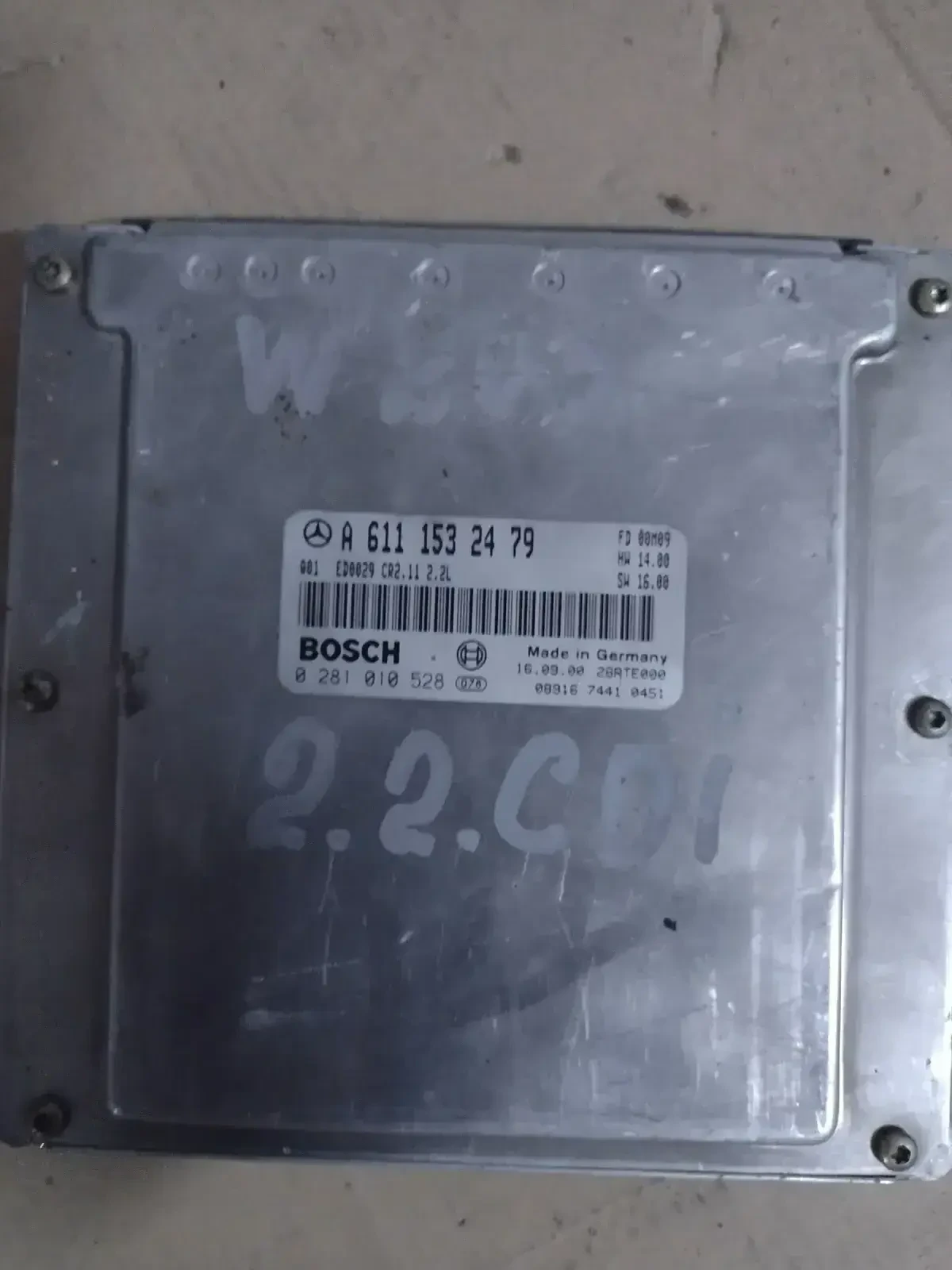 A 611 153 24 79 �������� ��������  Mercedes-Benz C-Class(W203) 2,2 CDi Bosch 0 281 010 528 | Mobile.bg � ����������� 1