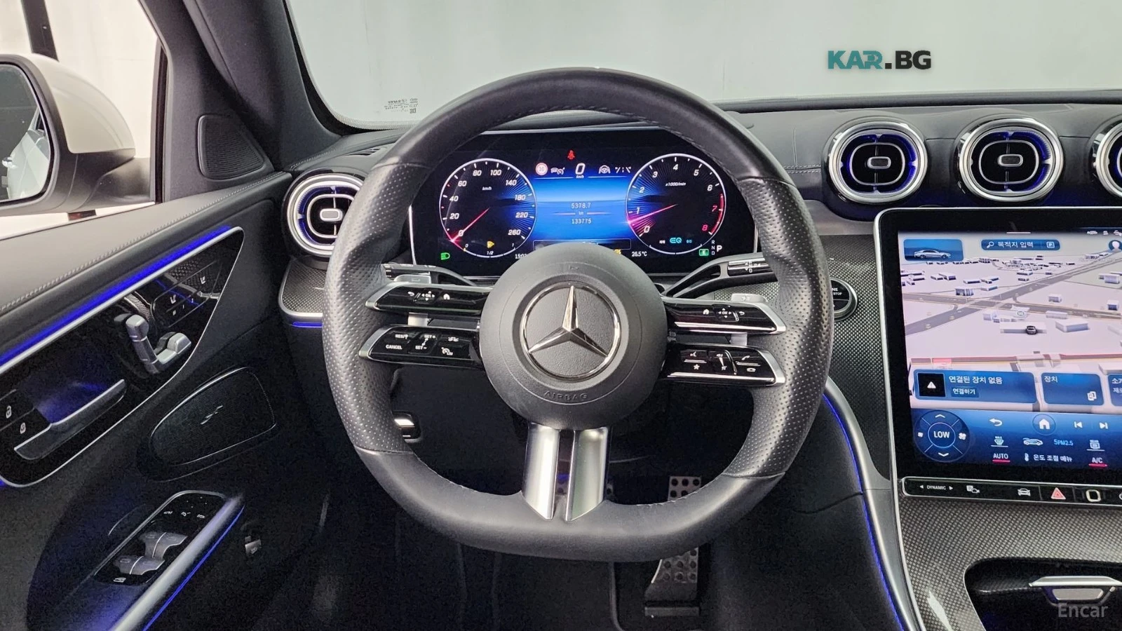 Mercedes-Benz C 300 AMG LINE* КОЖА* ПОДГРЕВ* ОБДУХВ* ПАНО* НАВИ, снимка 12 - Автомобили и джипове - 55730470