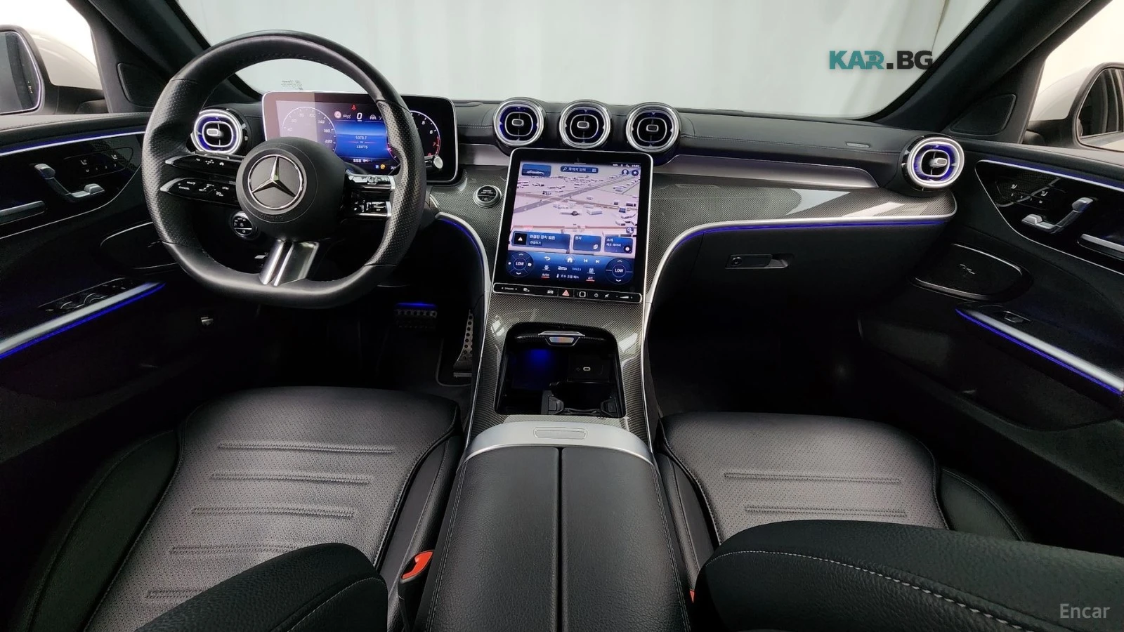 Mercedes-Benz C 300 AMG LINE* КОЖА* ПОДГРЕВ* ОБДУХВ* ПАНО* НАВИ, снимка 7 - Автомобили и джипове - 55730470