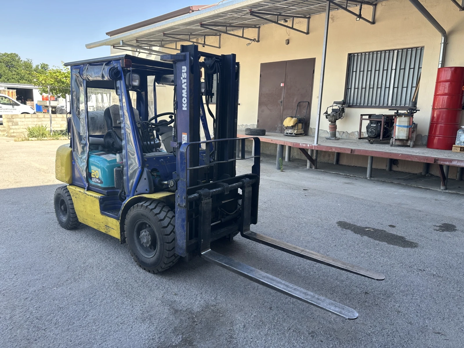 Мотокар Komatsu  Позиционер / Автомат, снимка 2 - Индустриална техника - 55098983