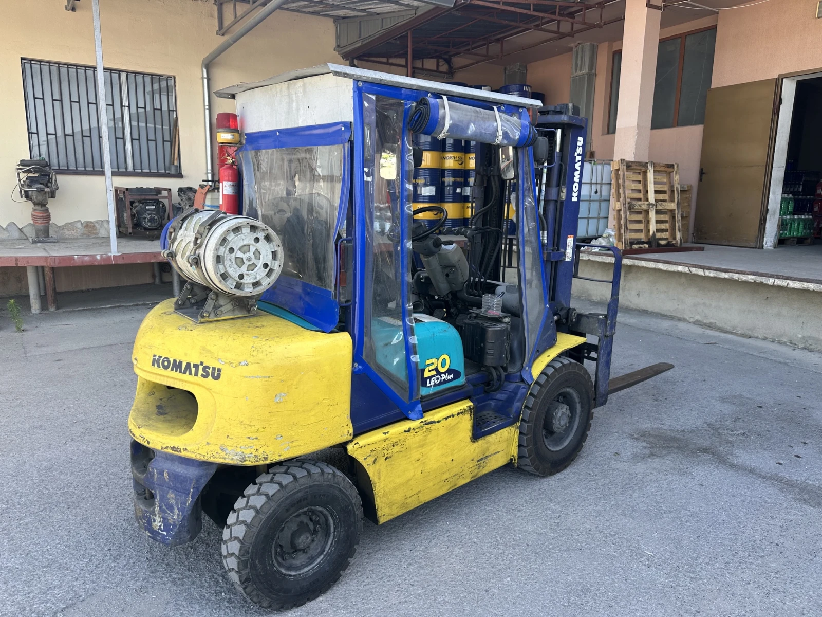 Мотокар Komatsu  Позиционер / Автомат, снимка 3 - Индустриална техника - 55098983