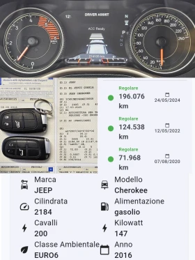 Jeep Cherokee 2.2D/Limited/4X4/9ск/LED/КАМЕРА/NAVI/БЛУТУТ/EURO 6 - 22900 лв. / 11708.58 € - 49941817 12