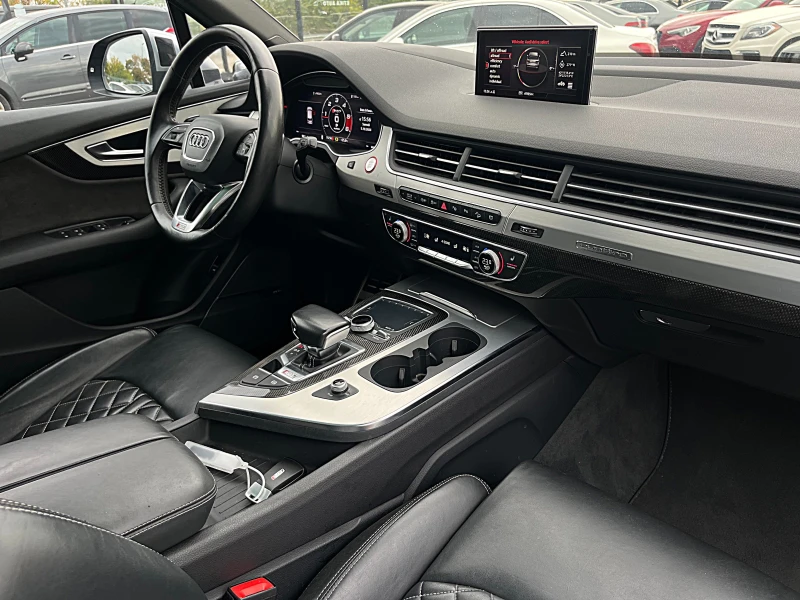 Audi SQ7 BLACK EDITION-MATRIX-DISTRONIK-7МЕСТА-HEAD UP-FULL, снимка 14 - Автомобили и джипове - 47489868