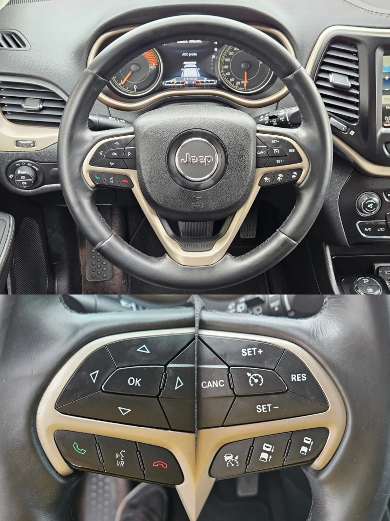 Jeep Cherokee 2.2D/Limited/BLACK FRIDAY/LED/КАМЕРА/NAVI/БЛУТУТ, снимка 11 - Автомобили и джипове - 52280365