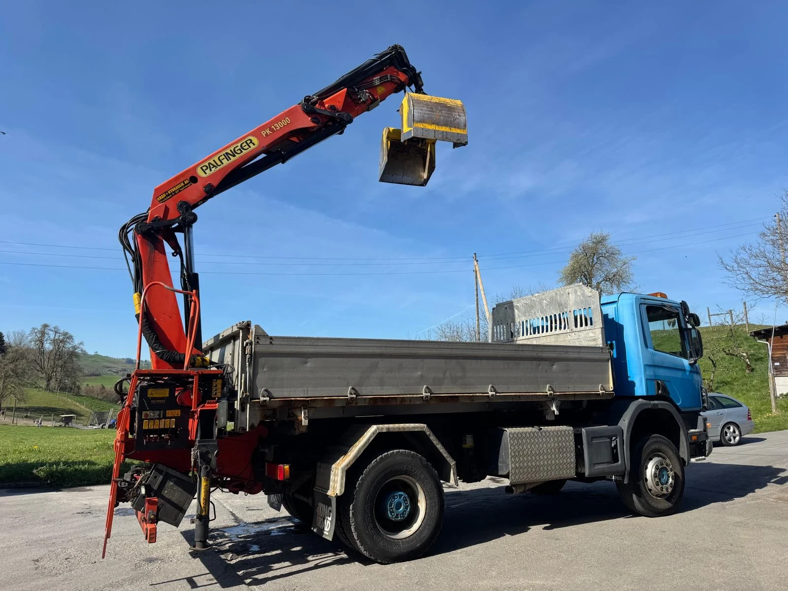 Scania 124 * 4X4* САМОСВАЛ* КРАН* ШВЕЙЦАРИЯ* , снимка 4 - Камиони - 54158885