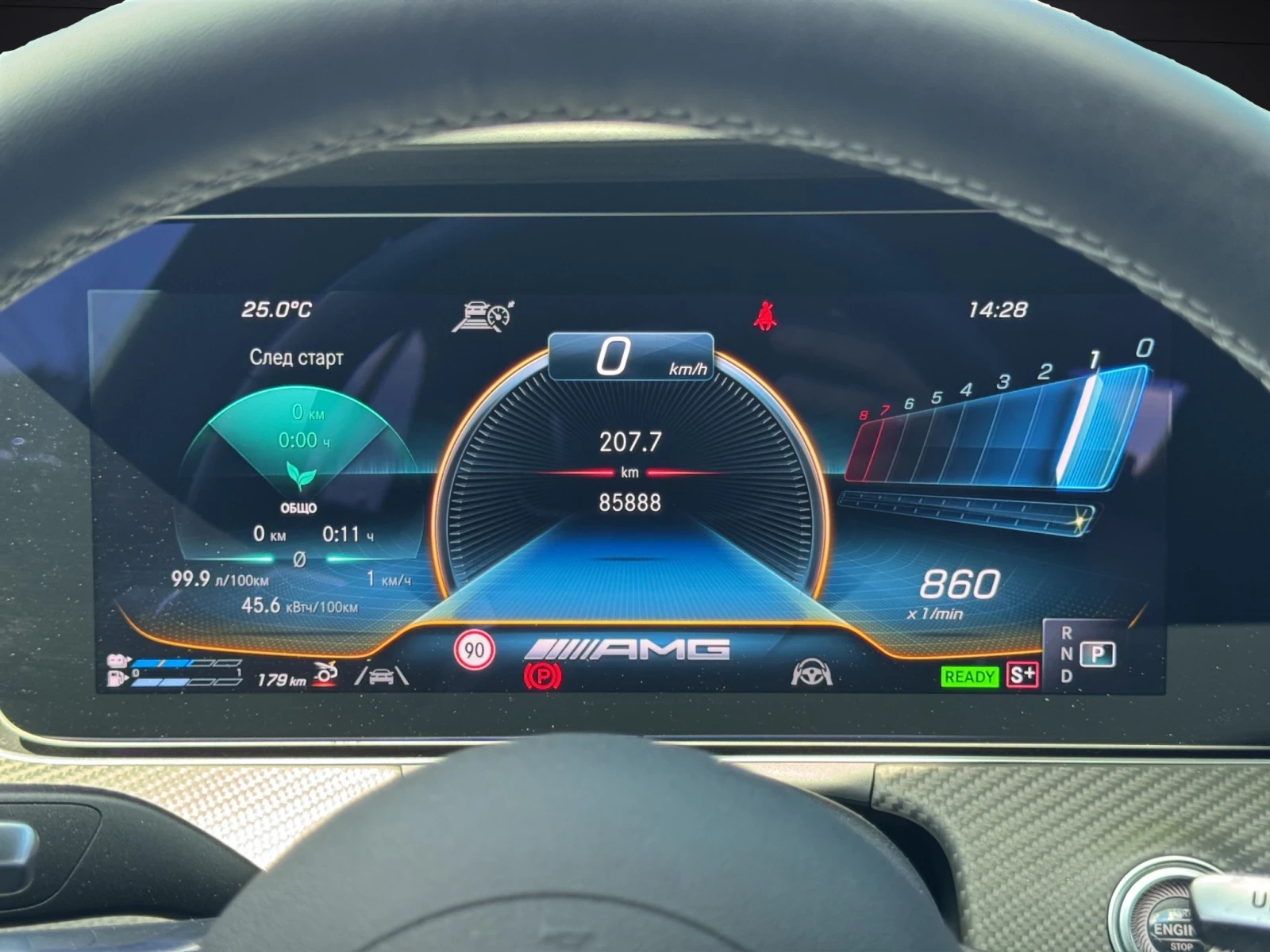 Mercedes-Benz AMG GT 63 S E-PERF* CERAMIC* CARBON* HEAD UP* BURM* PANO* | Mobile.bg   11