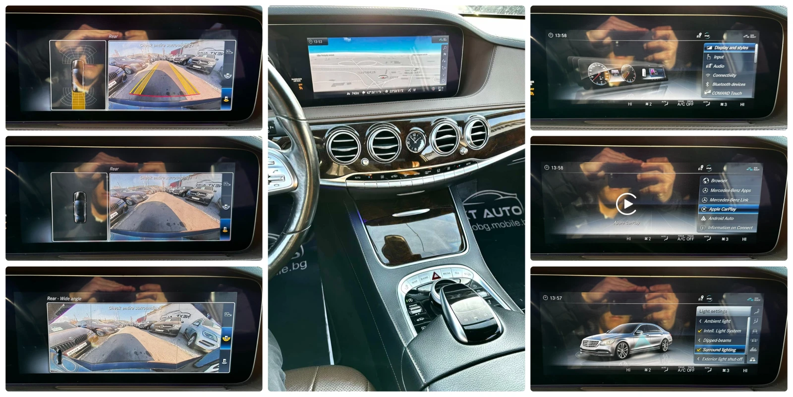 Mercedes-Benz S 350 3.0CDI 286HP LONG MULTIBEAM CARPLAY EU6C, снимка 13 - Автомобили и джипове - 54567283