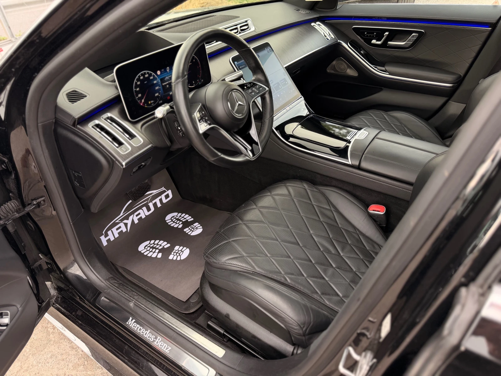 Mercedes-Benz S 400 D= 4MATIC= 63 AMG= LONG= HUD= 360* CAMERA= BURMEST, снимка 9 - Автомобили и джипове - 54767590