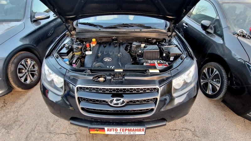 Hyundai Santa fe М.2009/ ГАЗ БЕНЗИН, Нави 4х4, снимка 16 - Автомобили и джипове - 47750078