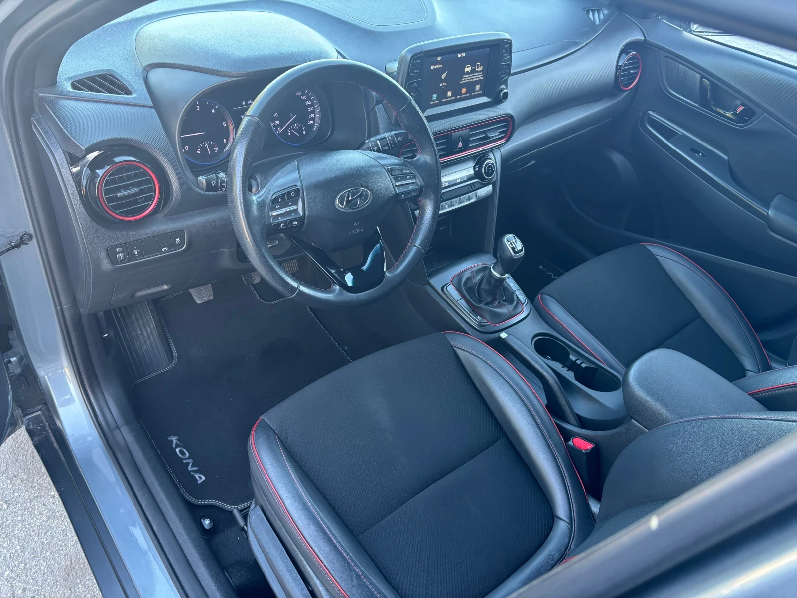 Hyundai Kona 1, 6 crdi  X line / Kaмера/ keyless Go/Кожа/ - изображение 6