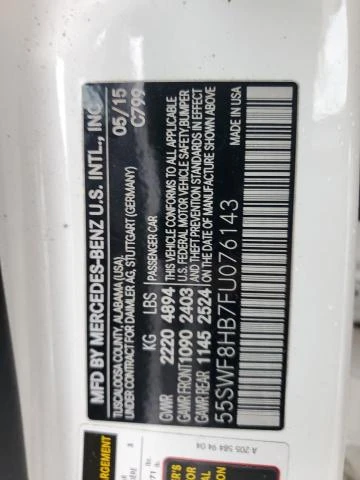 Mercedes-Benz C 63 AMG S, снимка 13 - Автомобили и джипове - 53343159