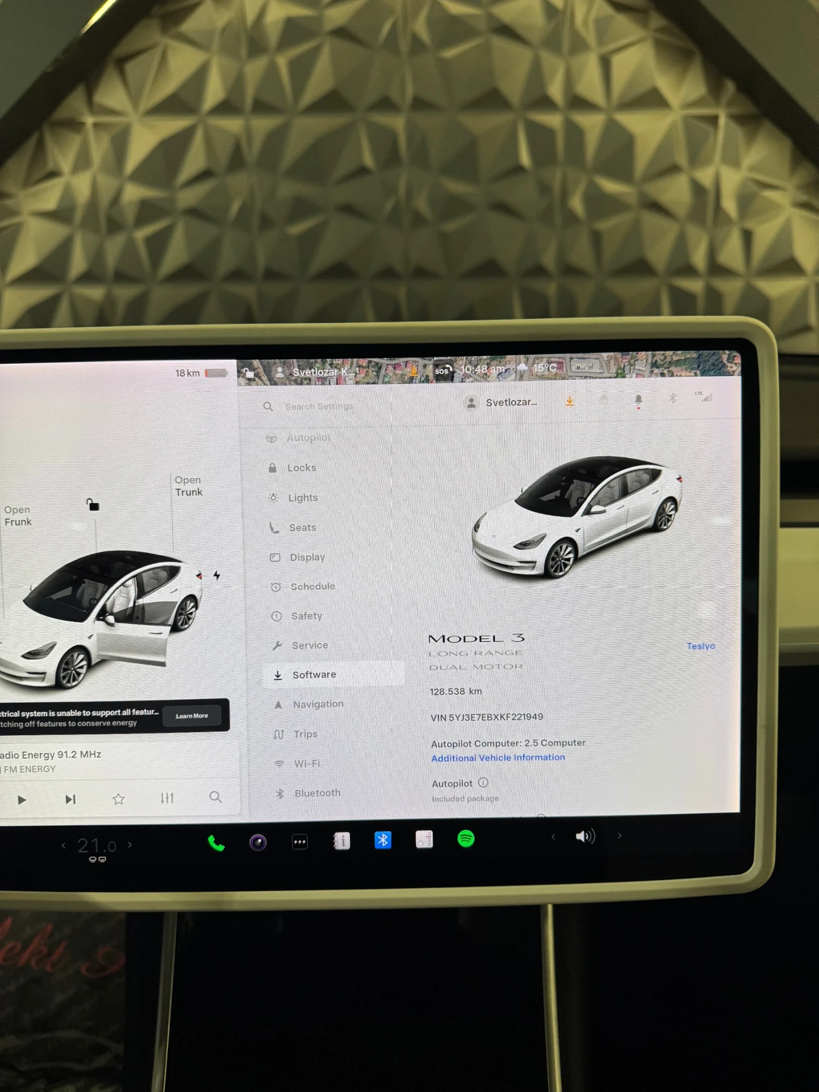 Tesla Model 3 LONG RANGE * DUAL MOTOR * ПАНОРАМА - изображение 9