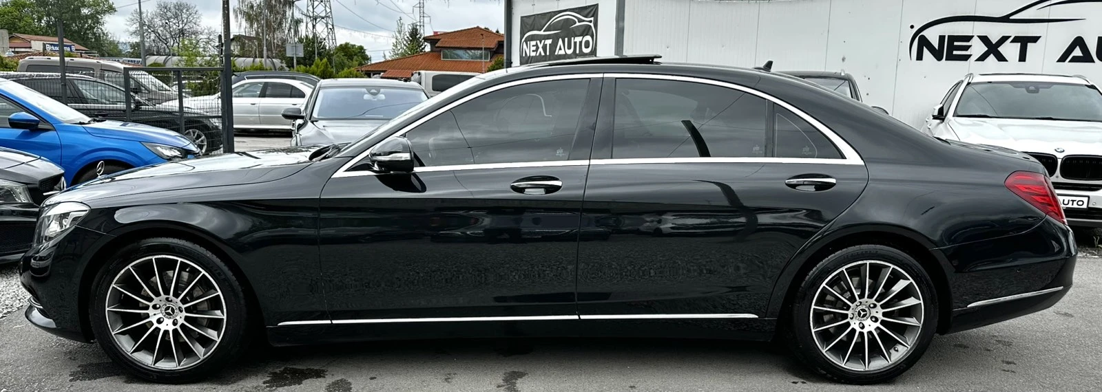 Mercedes-Benz S 350 D 258HP LONG 4MATIC PANO TV 360'CAM BURMESTER, снимка 8 - Автомобили и джипове - 54597039
