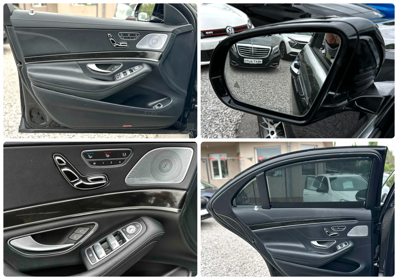 Mercedes-Benz S 350 D 258HP LONG 4MATIC PANO TV 360'CAM BURMESTER, снимка 15 - Автомобили и джипове - 54597039