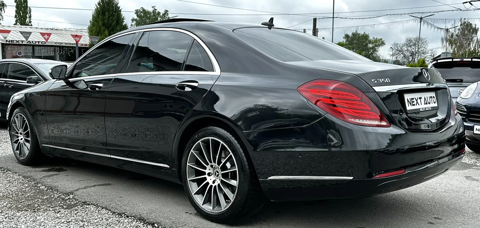 Mercedes-Benz S 350 D 258HP LONG 4MATIC PANO TV 360'CAM BURMESTER, снимка 7 - Автомобили и джипове - 54597039