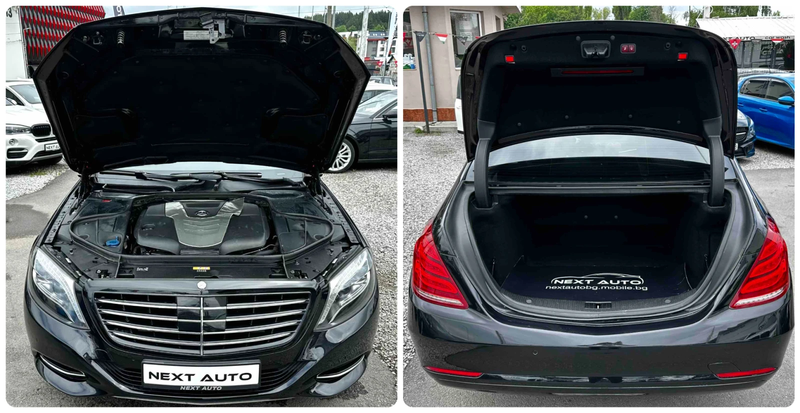 Mercedes-Benz S 350 D 258HP LONG 4MATIC PANO TV 360'CAM BURMESTER, снимка 16 - Автомобили и джипове - 54597039