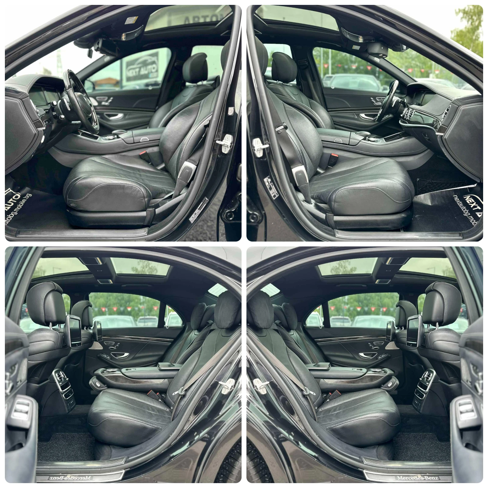 Mercedes-Benz S 350 D 258HP LONG 4MATIC PANO TV 360'CAM BURMESTER, снимка 11 - Автомобили и джипове - 54597039
