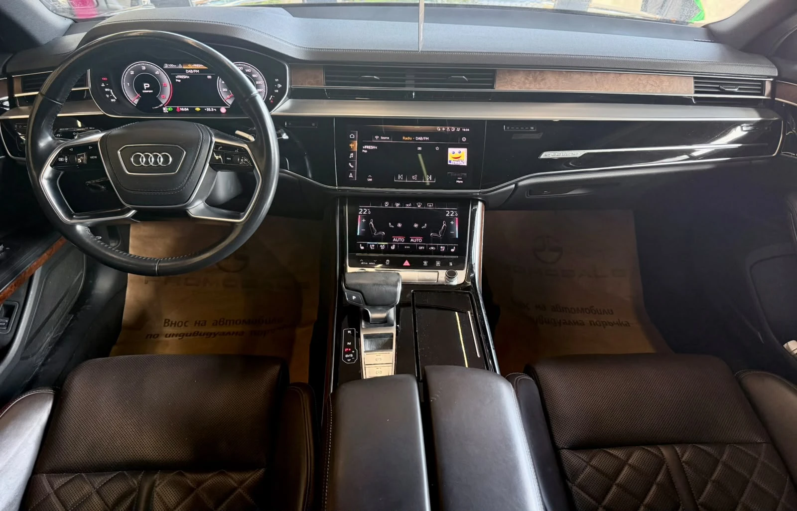 Audi A8 55 TDI* Full* Обдух* Pano* B&O* ЛИЗИНГ , снимка 9 - Автомобили и джипове - 55434679