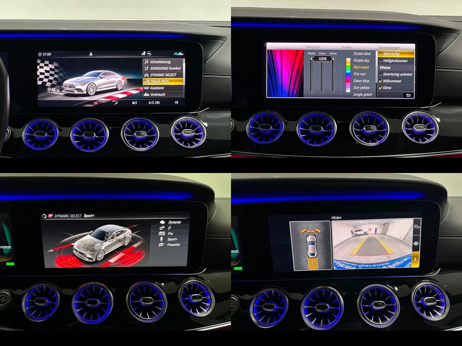 Mercedes-Benz AMG GT 53/4M/AERO/PERF/435HP/PANO/BURM/360/322h, снимка 16 - Автомобили и джипове - 55663203