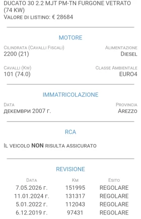 Fiat Ducato 2.2Mjet/Внос Италия , снимка 12