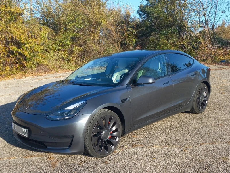 Tesla Model 3 FSD Performance, снимка 1 - Автомобили и джипове - 46666344