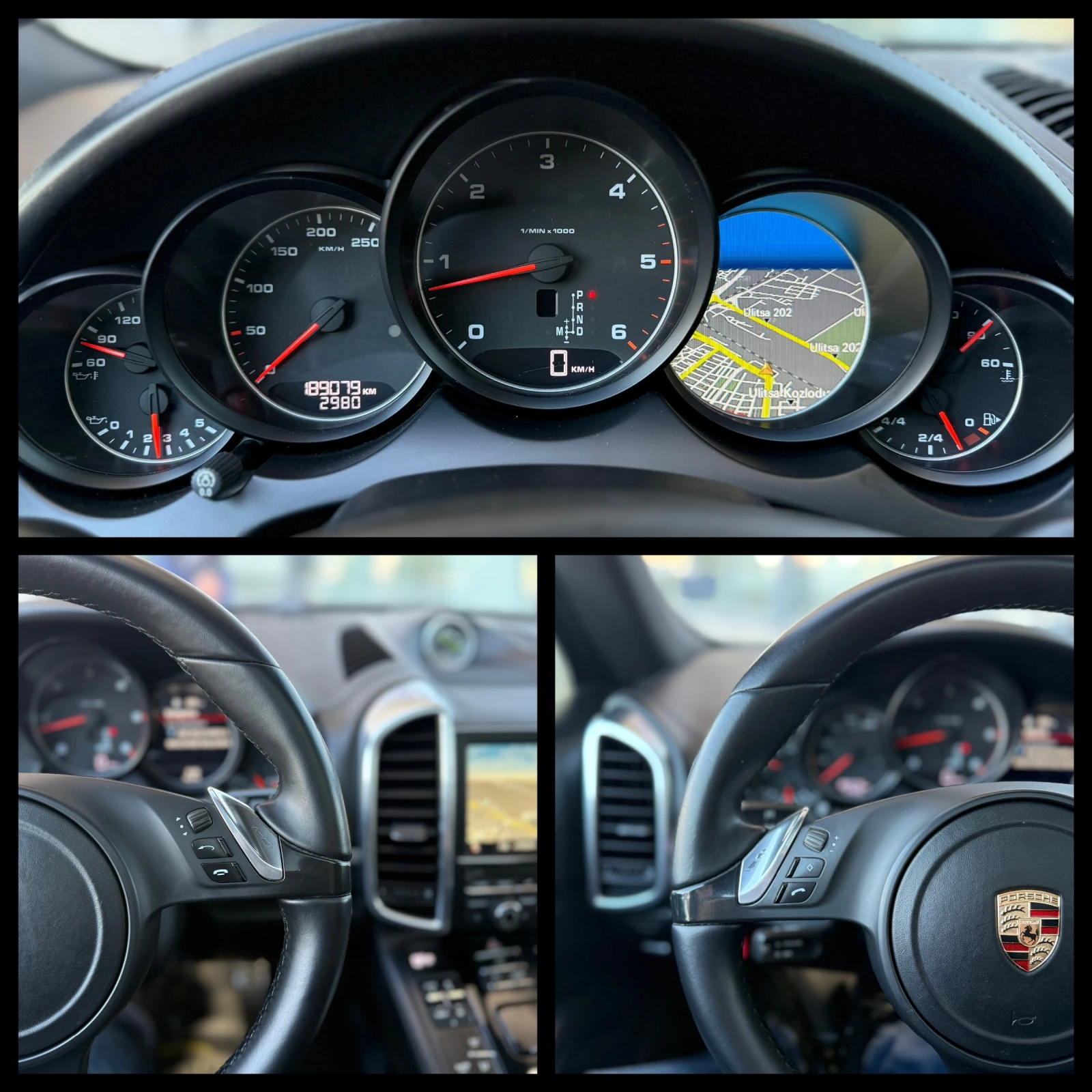 Porsche Cayenne 6 МЕСЕЦА ГАРАНЦИЯ/3.0D 245к.с. Подгрев/Панорама, снимка 11 - Автомобили и джипове - 54438188