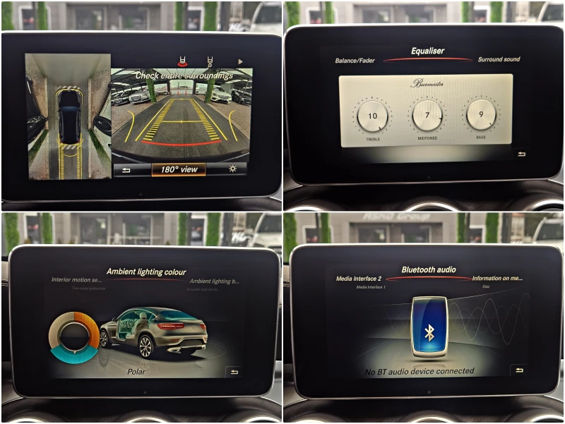 Mercedes-Benz GLC 250 COUPE/AMG LINE/BURMESTER/360КАМЕРА/HEAD UP/ПОДГРЕВ, снимка 14 - Автомобили и джипове - 51510992