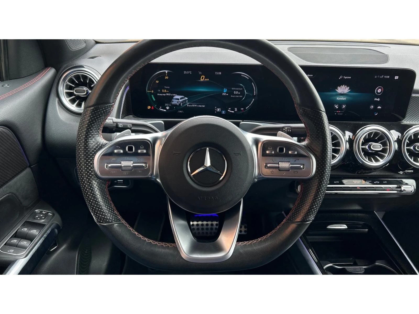 Mercedes-Benz GLB 250  4Matic 6+ 1 AMG Line, Месечна вноска от 535  , снимка 12 - Автомобили и джипове - 54760825