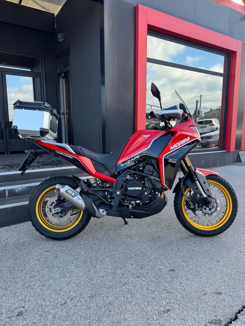 Moto Morini X-Cape 650i-ABS-TCS-NAVI-SC PROJECT-КАТО НОВ, снимка 2 - Мотоциклети и мототехника - 53520223