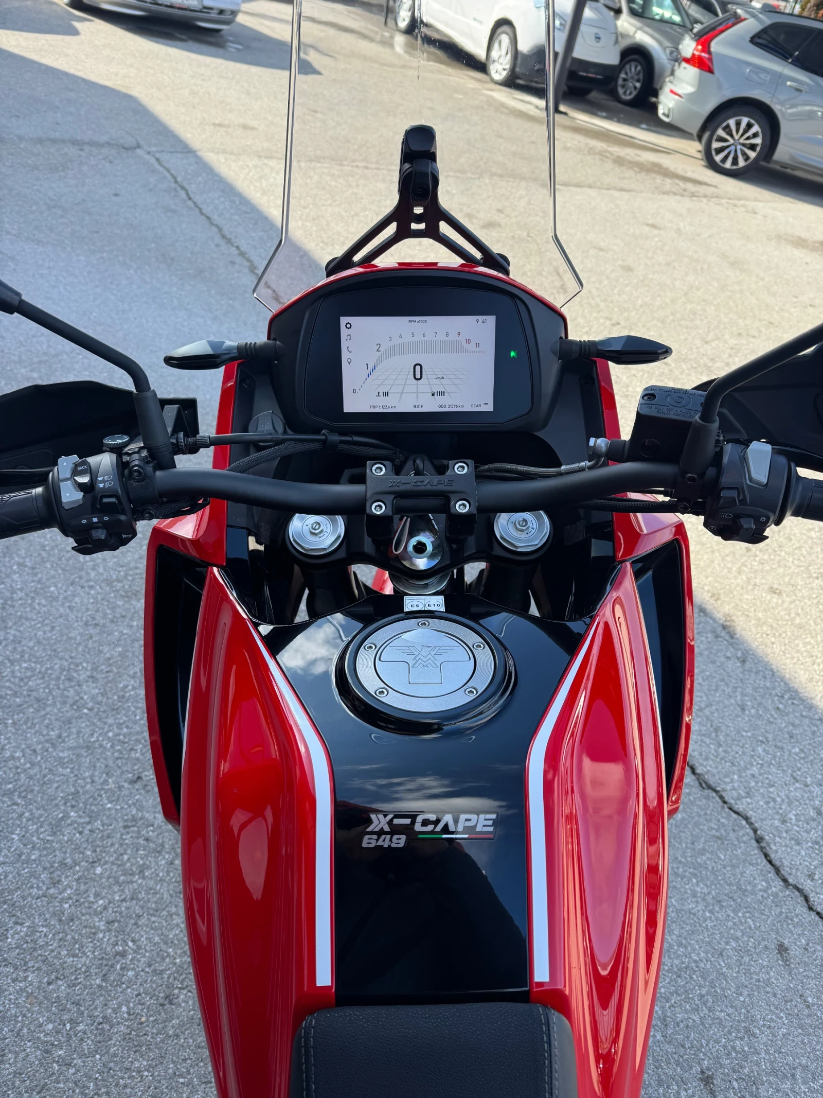 Moto Morini X-Cape 650i-ABS-TCS-NAVI-SC PROJECT-КАТО НОВ, снимка 15 - Мотоциклети и мототехника - 53520223