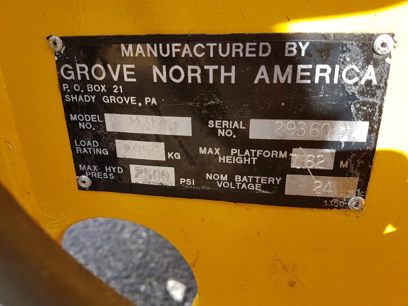 Автовишка Grove SM3146 E, снимка 14 - Индустриална техника - 19449748