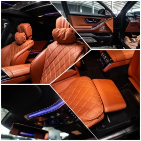 Mercedes-Benz S 400 D LONG AMG LINE LED ПАНО 5D BURM HUD ЛИЗИНГ 100%, снимка 16