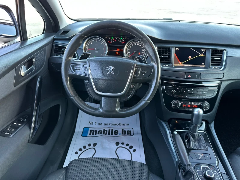 Peugeot 508 ALLURE / 2.0 HDI 163HP / АВТОМАТИК / РЕАЛЕН ПРОБЕГ, снимка 10 - Автомобили и джипове - 52265793