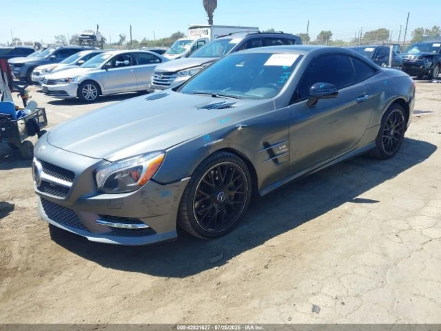 Mercedes-Benz SL 500 AMG* PACK* HARMON* KARDON* ПОДГРЕВ* ОБДУХВАНЕ* МАС - изображение 3