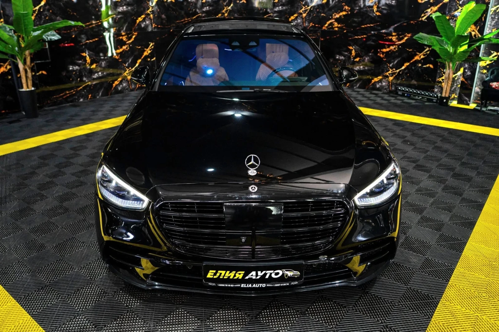 Mercedes-Benz S 400 D LONG AMG LINE LED ПАНО 5D BURM HUD ЛИЗИНГ 100%, снимка 3 - Автомобили и джипове - 54731327