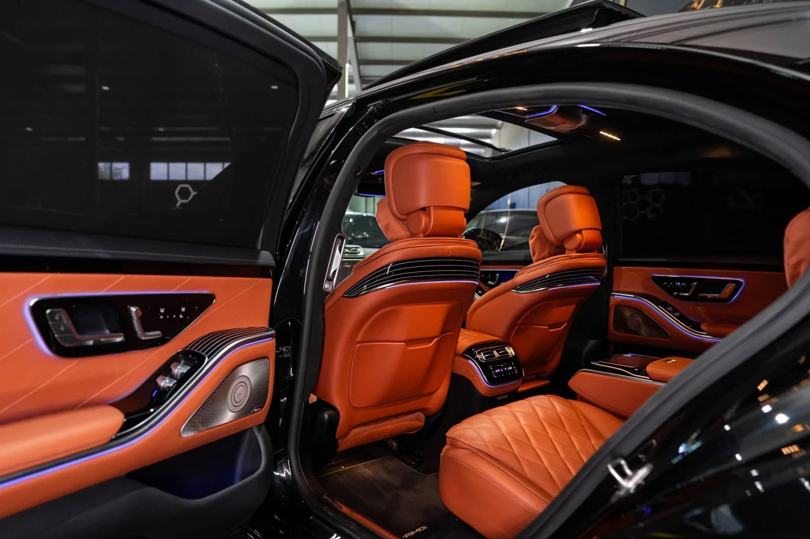 Mercedes-Benz S 400 D LONG AMG LINE LED ПАНО 5D BURM HUD ЛИЗИНГ 100%, снимка 14 - Автомобили и джипове - 54731327