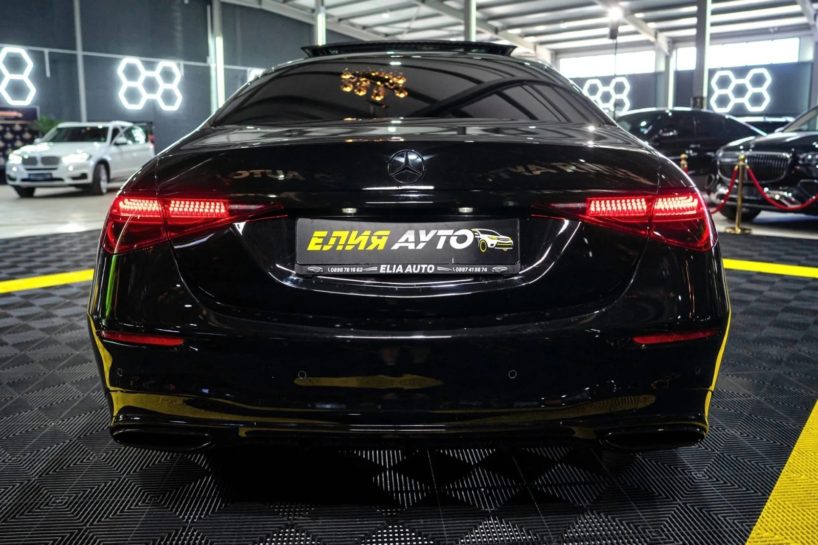 Mercedes-Benz S 400 D LONG AMG LINE LED ПАНО 5D BURM HUD ЛИЗИНГ 100%, снимка 8 - Автомобили и джипове - 54731327