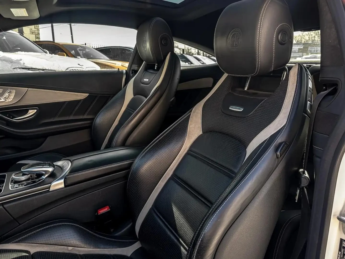 Mercedes-Benz C 63 AMG S COUPE BURMESTER ЦЕНА ДО БЪЛГАРИЯ АВТОКРЕДИТ, снимка 11 - Автомобили и джипове - 55559349