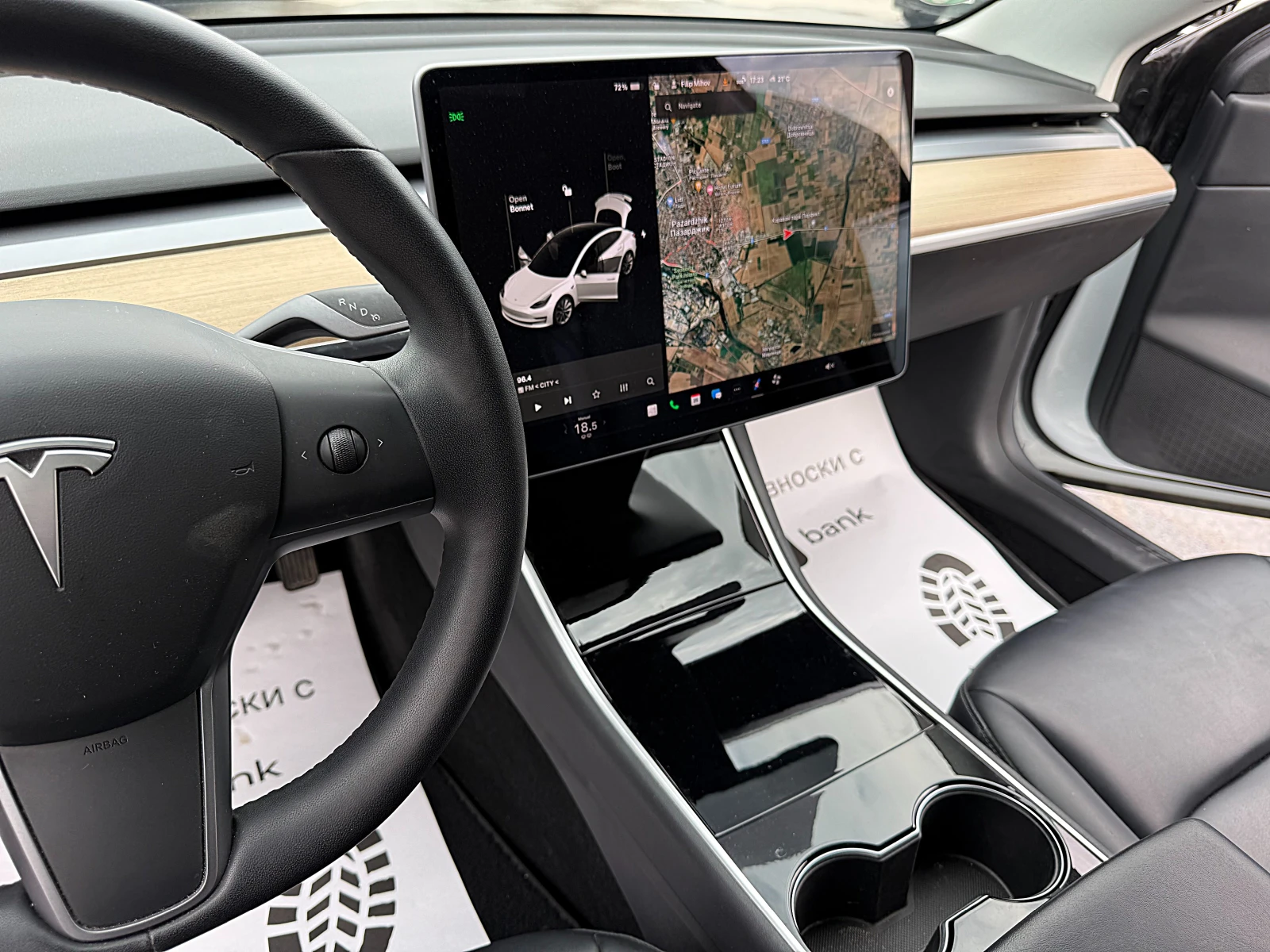 Tesla Model 3 4x4-DUAL MOTOR-PANORAMA-360 KAMERI-LED-BIXENON-FUL | Mobile.bg   12