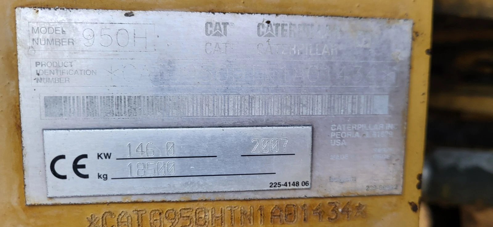 Челен товарач Cat 950H - изображение 5